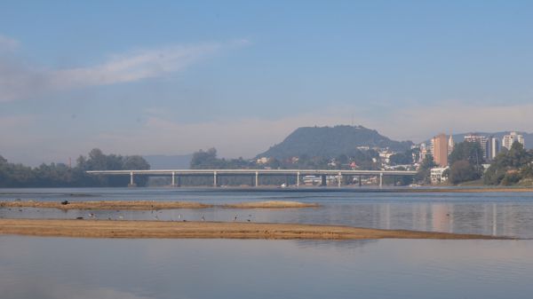 estiagem ponte cruz machado em união da vitória